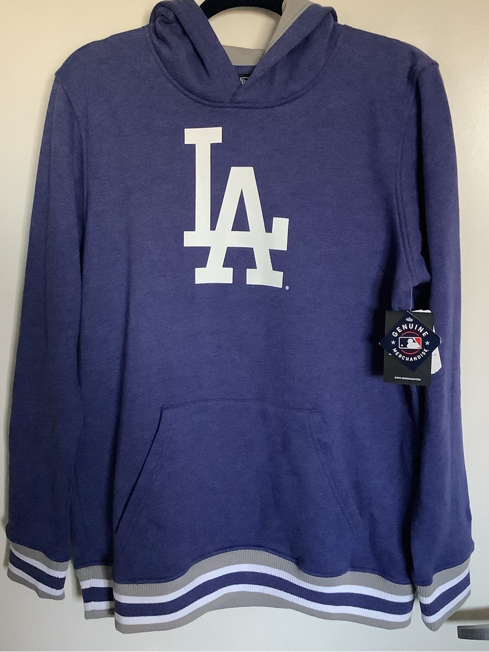 Kids New Era Los Angeles Dodgers Pullover Hoodie Size XL